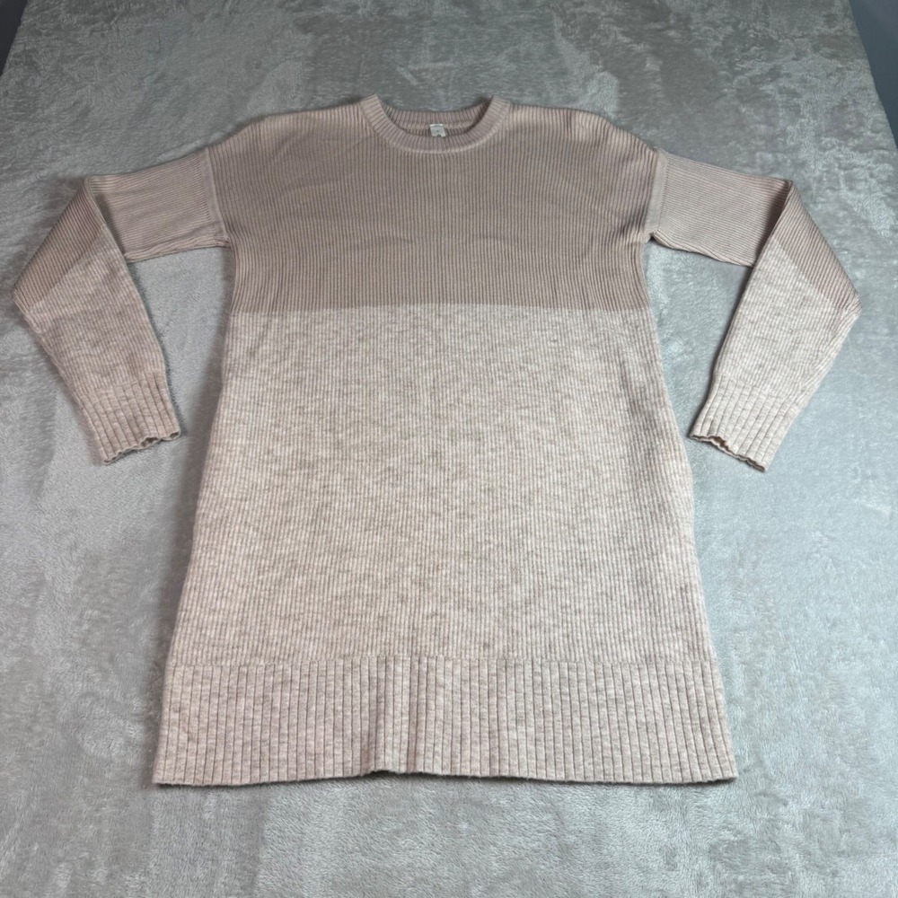 Lululemon Restful Intention Sweater Pink Heathered S Cashmere Viscos Blend
